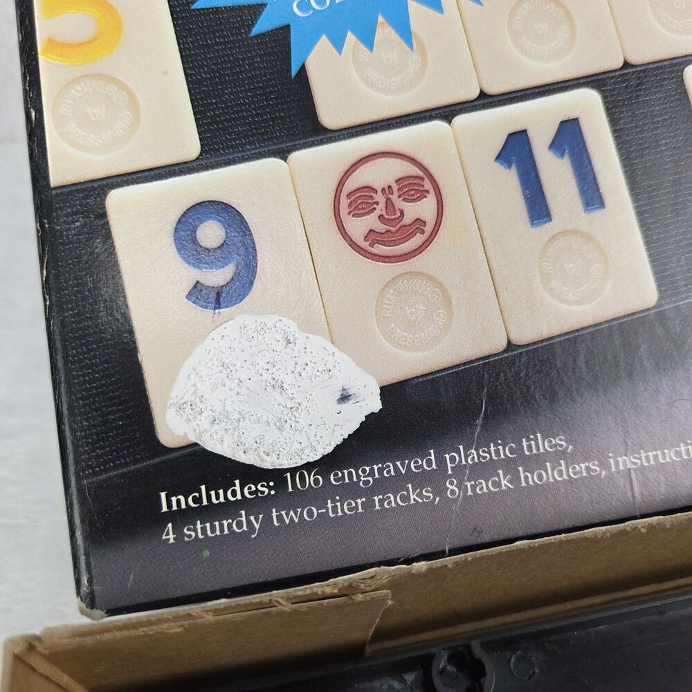 Vintage 1990 Rummikub Tile Game COMPLETE W/ Instructions Pressman Fast Shipping! - Picture 3 of 10